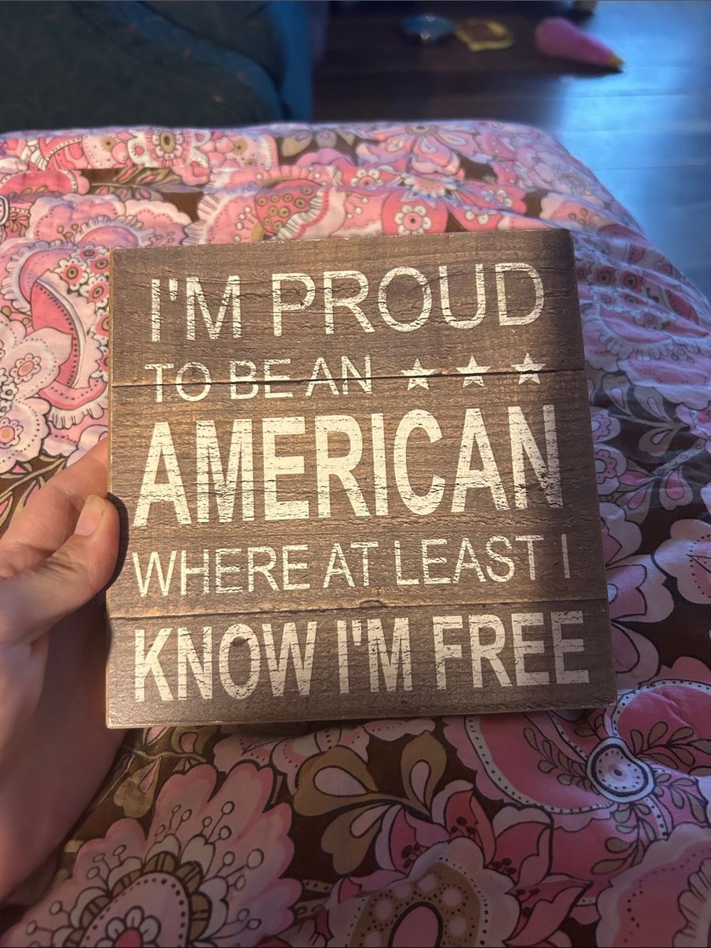 Proud to be an American Sign
